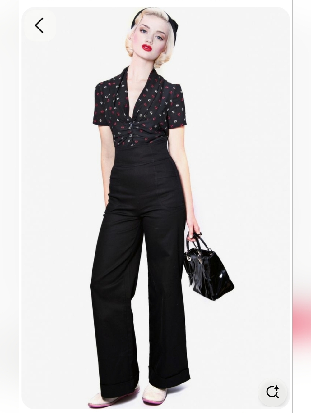 Collectif London Franky Swing High-Waisted Trousers